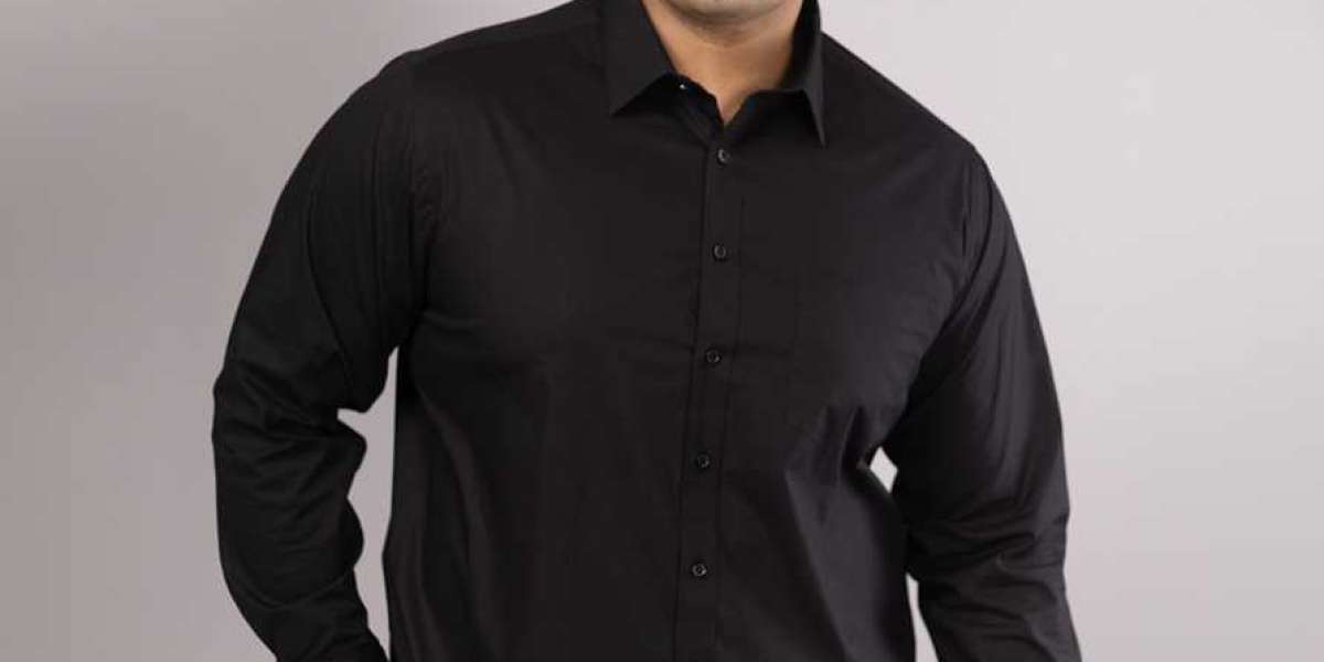 Plus Size Formal Shirts For Men Online | SIZEUPP